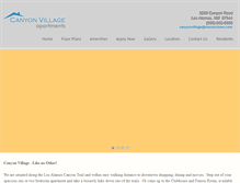 Tablet Screenshot of canyonvillage.org